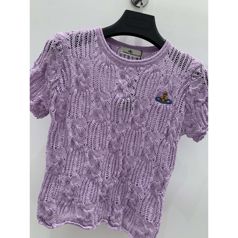 u1u1enne westwood knit top purple