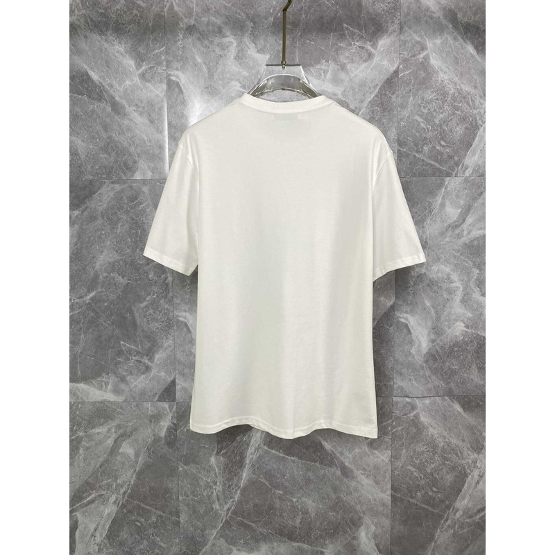 Thom Browne Puppy Embossing T-shirt Cotton White