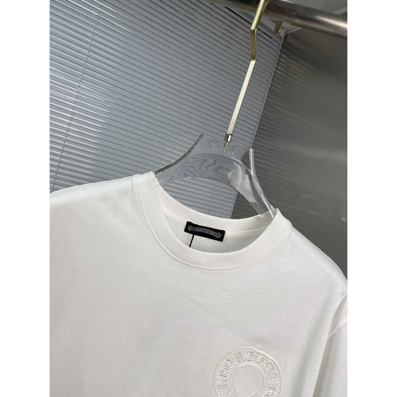 Ch*0me heart embroidered t-shirt white