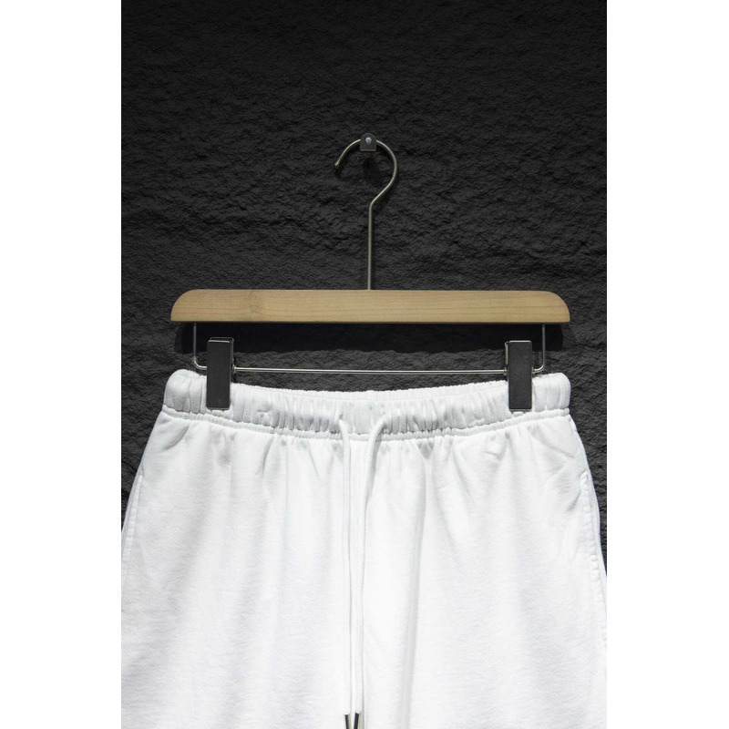 Ch*0me heart embroidered cotton shorts white