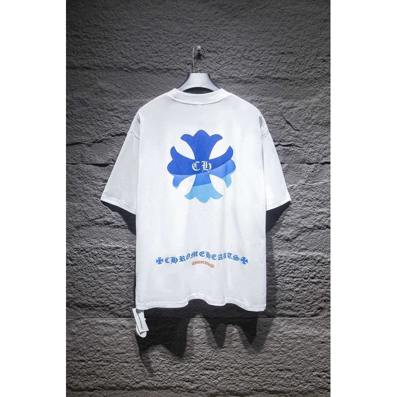 Ch*0me heart logo t-shirt cotton white