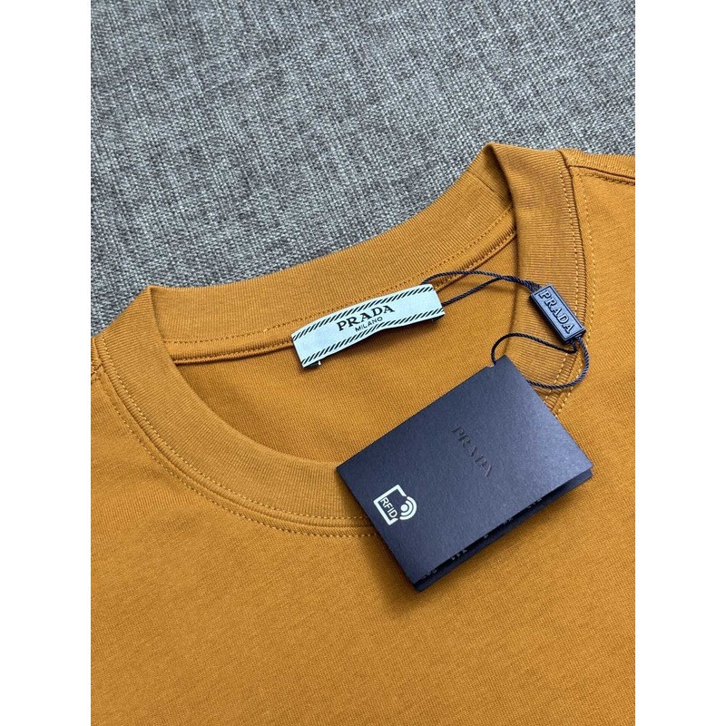 Pra*a cotton t-shirt mustard