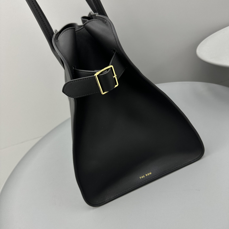 The Row Margaux Leather Tote Bag Cowhide Commuter Handheld Women\