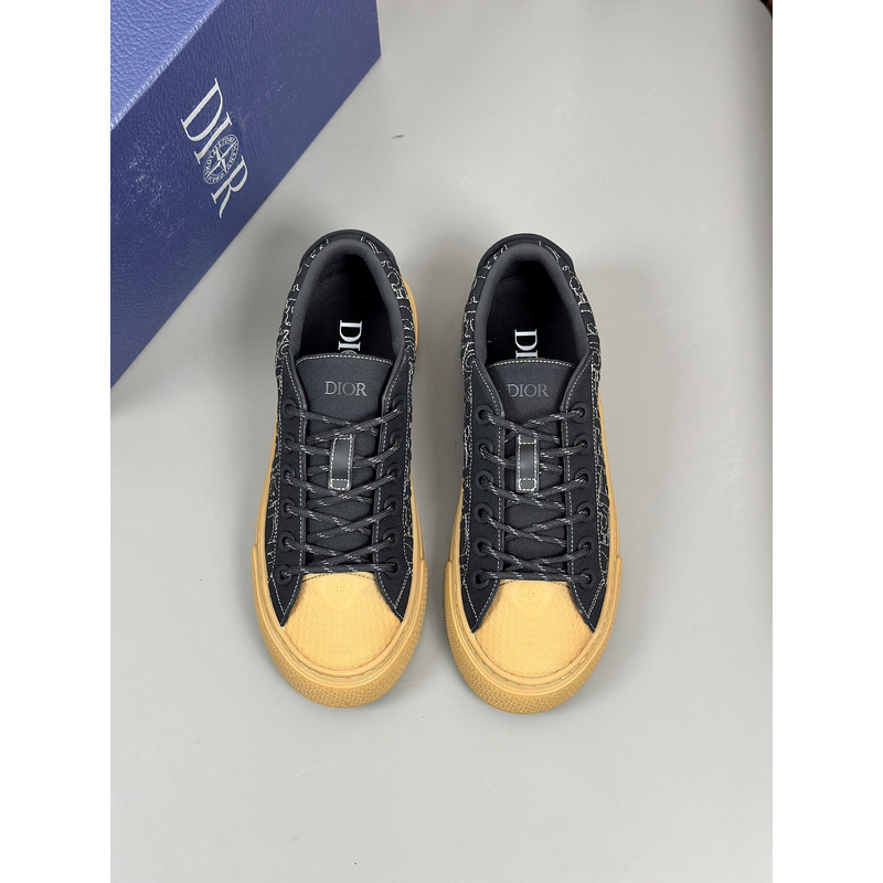 D*or and stone island b33 sneaker black and brown