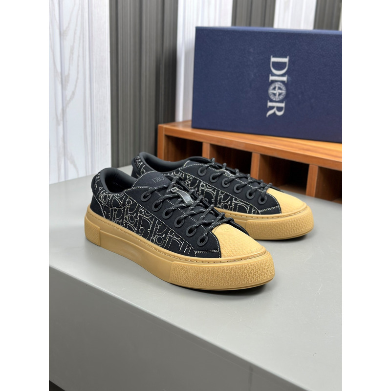 D*or and stone island b33 sneaker black and brown