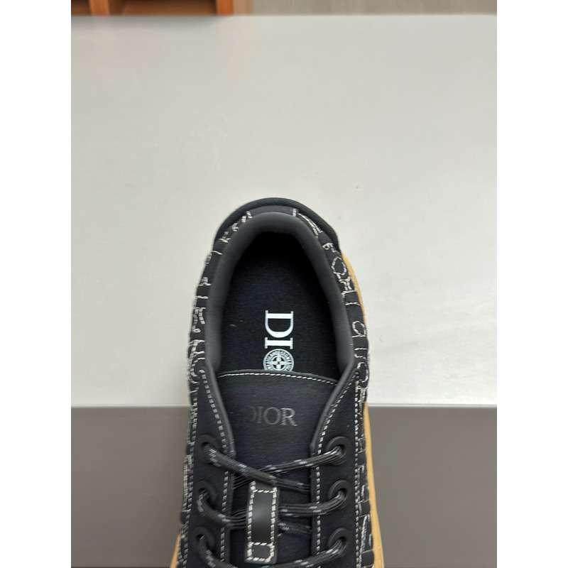 D*or and stone island b33 sneaker black and brown