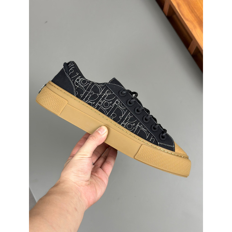 D*or and stone island b33 sneaker black and brown