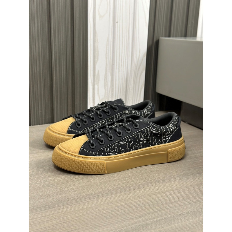 D*or and stone island b33 sneaker black and brown
