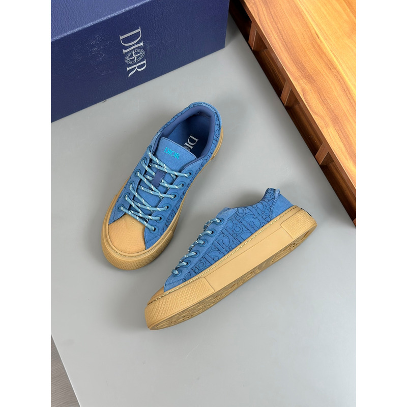 D*or and stone island b33 sneaker blue and brown
