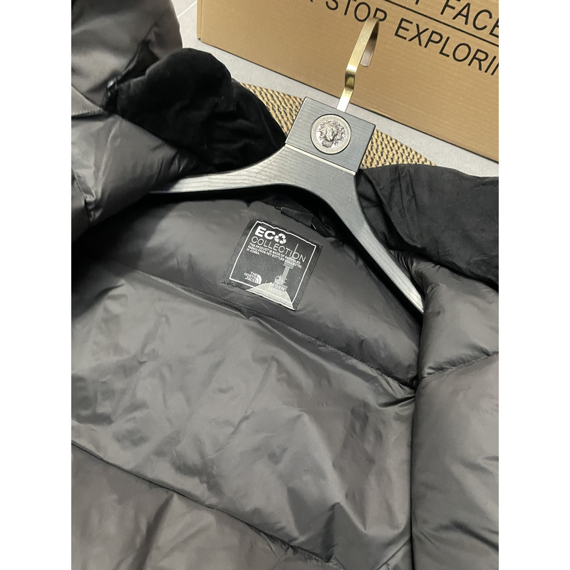 the n0*h F**e down jacket black