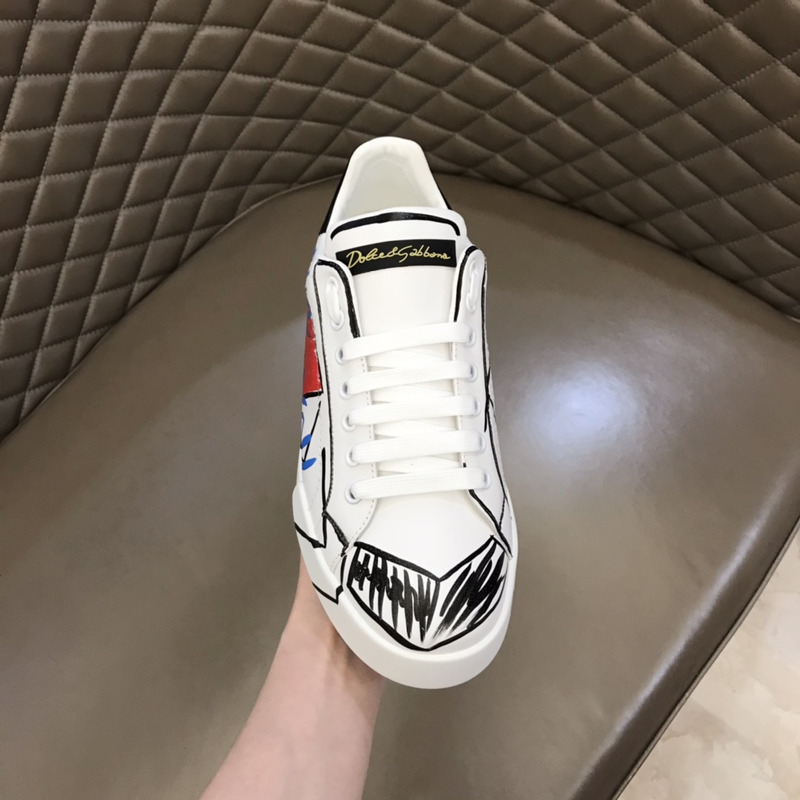 Dolce & Gabbana Leather LOVE Print Sneaker
