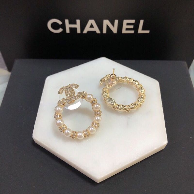 Ch*el earrings