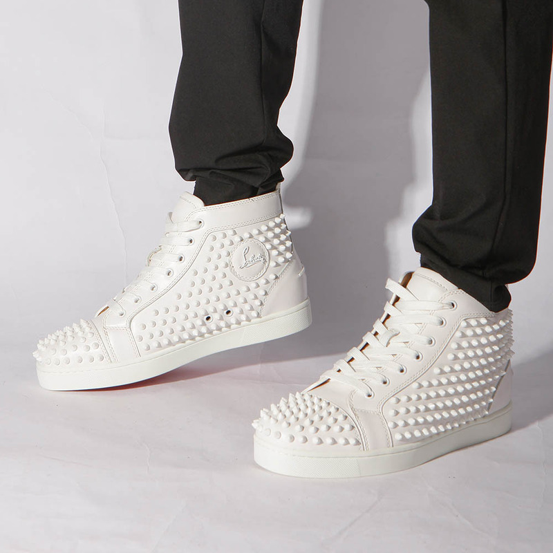 Ch**an louboutin limited version  christmas louboutin l**is spikes men