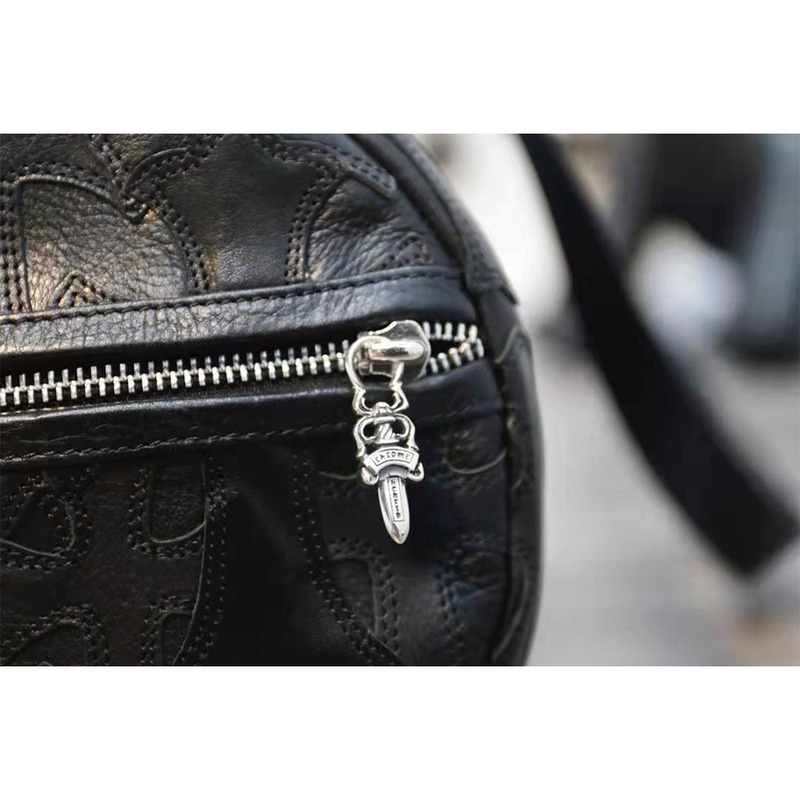 Ch*0me heart duffle bag withsterling silver zipper(40*20*10cm)