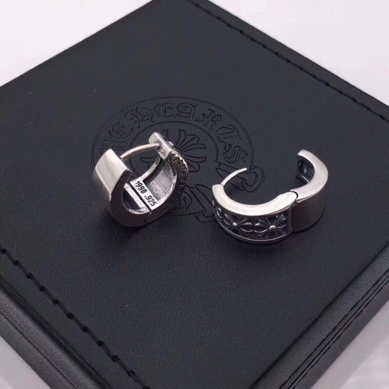 Ch*0me heart cross earrings