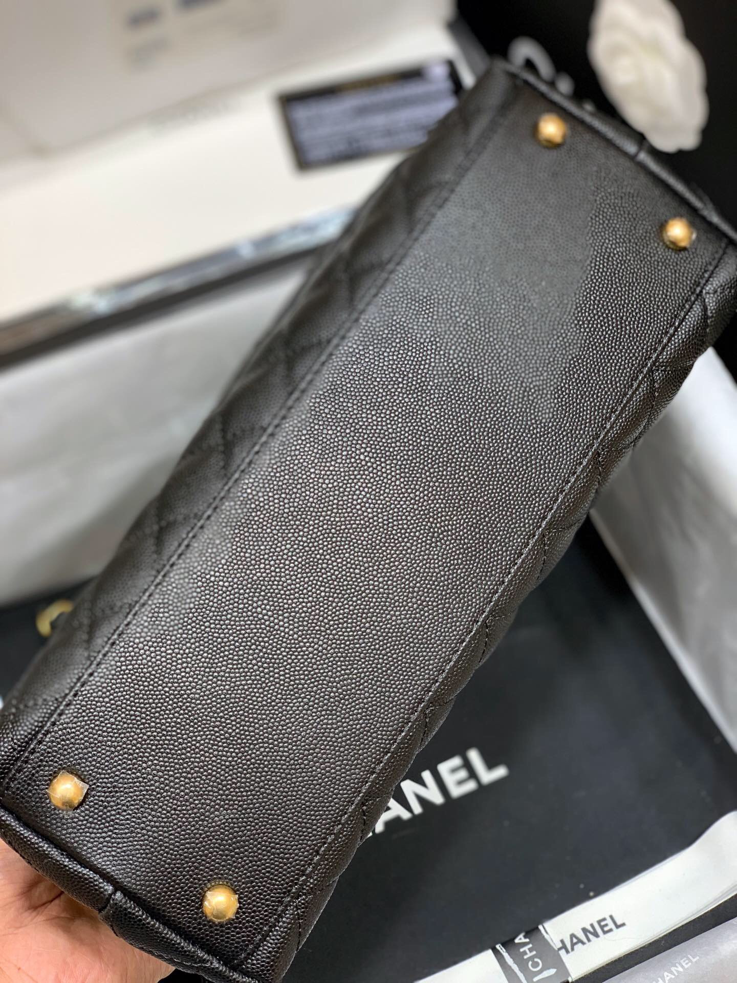 Ch**el COCO Handle bag medium 28cm