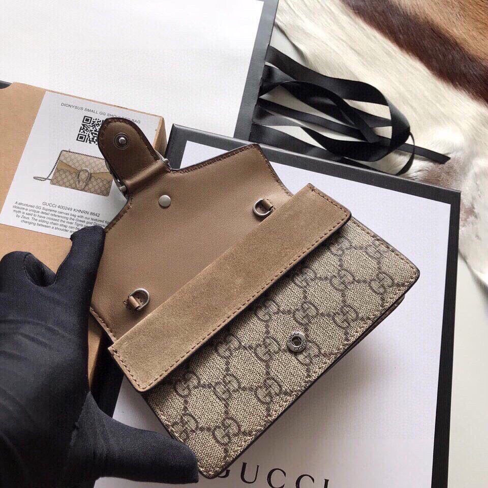 Gvc*1 DIONYSUS GG Svp*me S*pER MINI BAG 6.5"Wx3.9"Hx1.6"D
