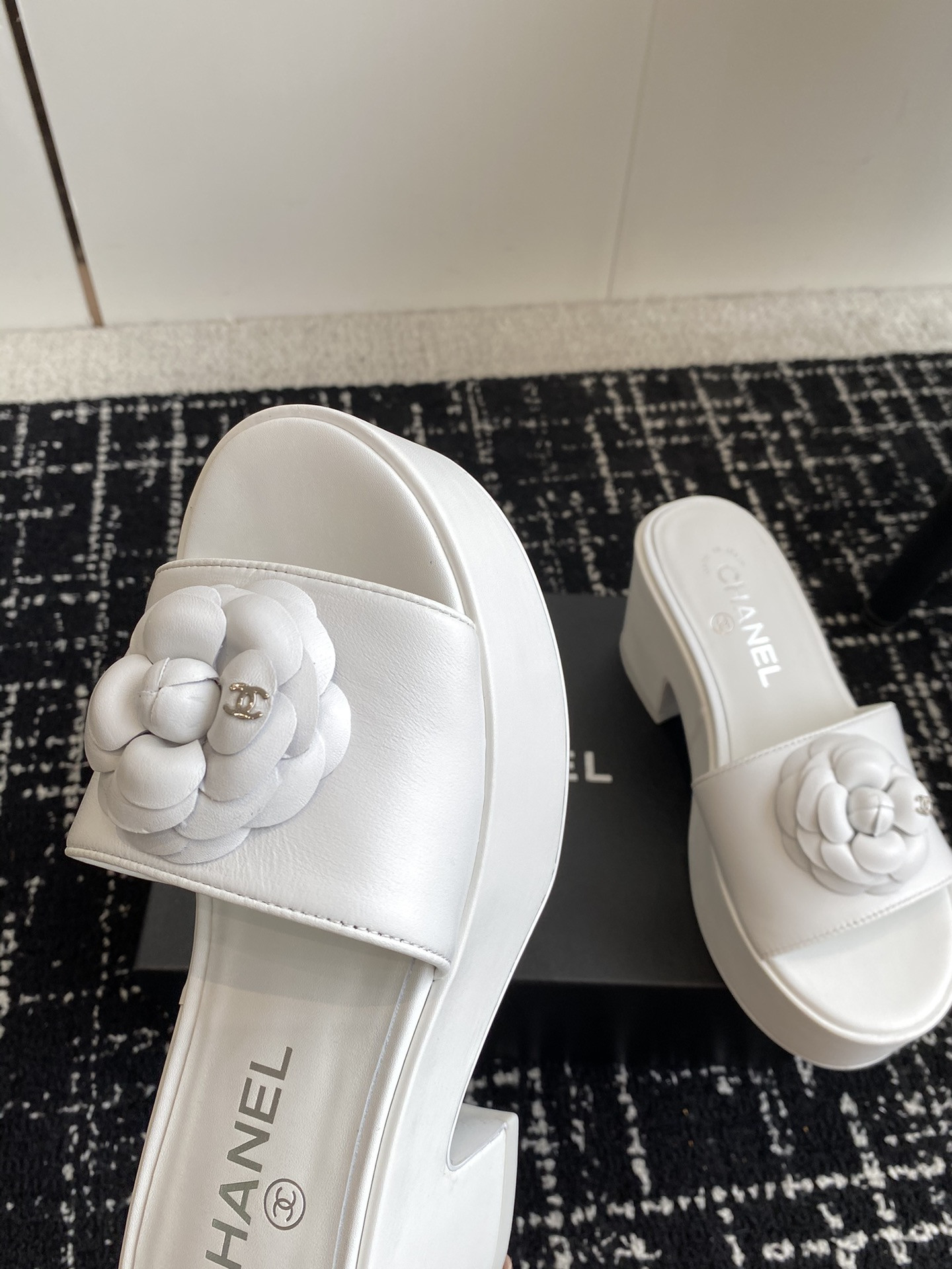UA Ch**el MULES Platform Heels